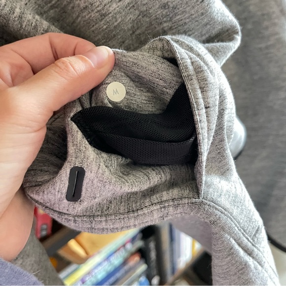 Lululemon Urban Horizons Jacket Reversible Gray Heather Black Midweight Size Med - Picture 5 of 16